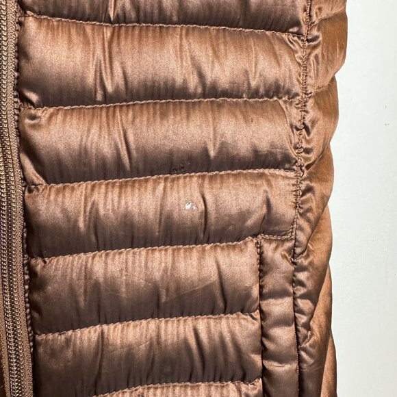 Bernardo Goose Down Vest Small Brown Women’s Quilted - Picture 8 of 8